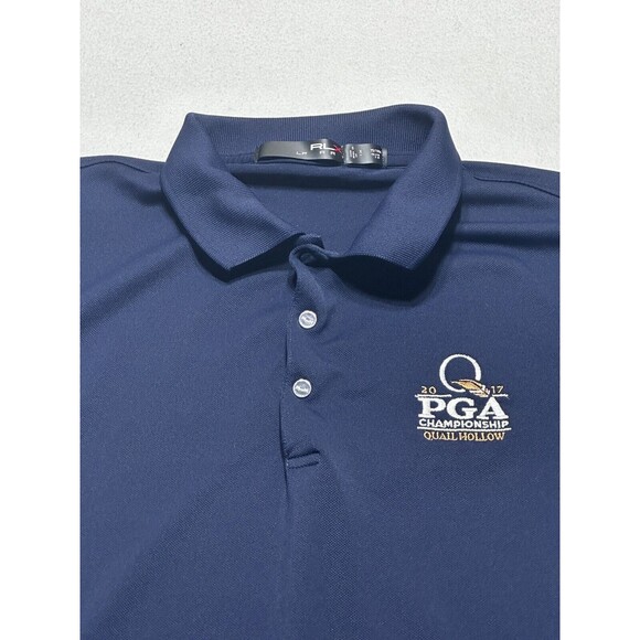 2017 PGA Championship Quail Hollow RLX RALPH LAUREN Sleeveless Polo Size XL - Picture 3 of 10